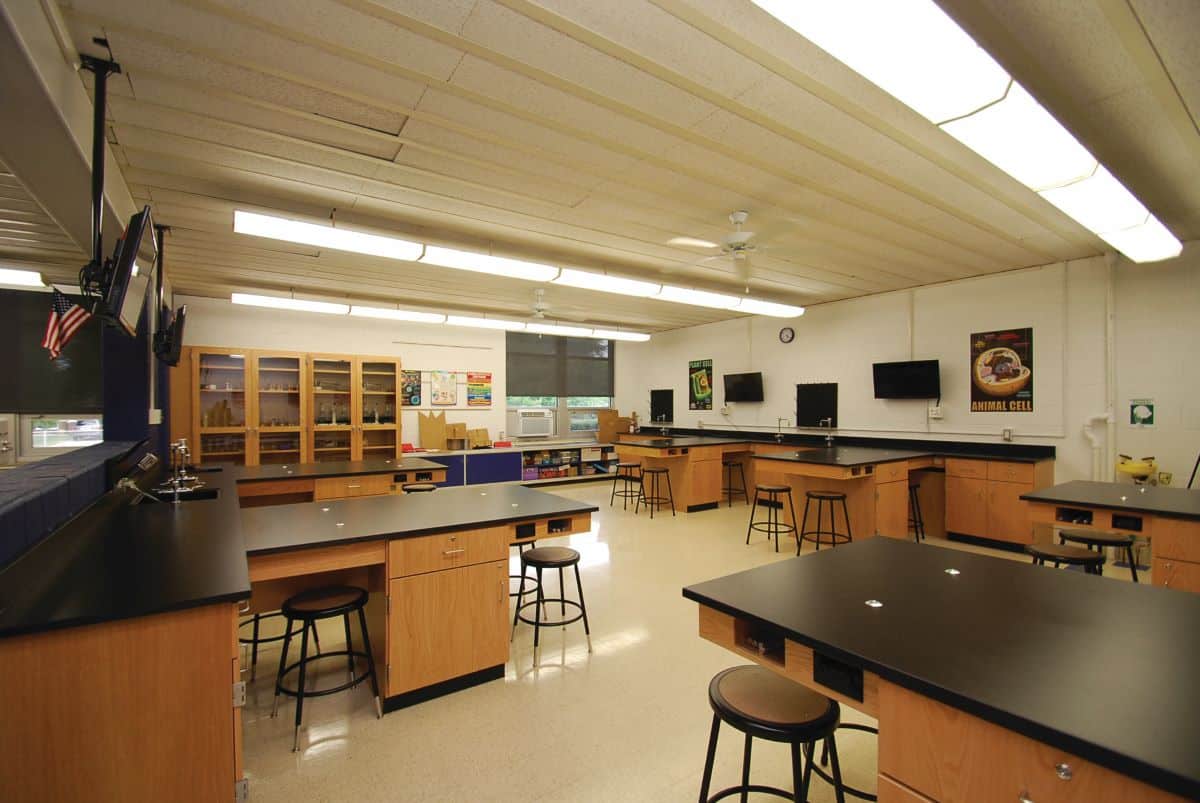 high school science classrooms